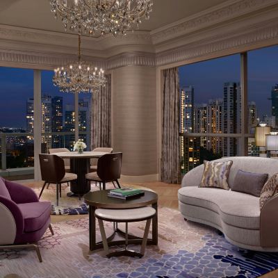 尊貴特色套房，大床 新加坡瑞吉飯店優惠