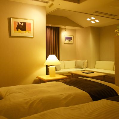 Guest Special Room Western Style [Non-Smoking] Twin Beds And Spacious 36 Square Meters [Deluxe Suite] [Japanese-Western Room] [Western Or Japanese-Western Room] [Non-Smoking] 横手温泉　ホテルプラザ迎賓 クーポン
