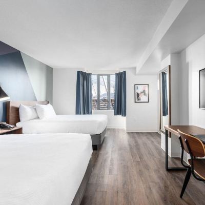Superior Queen - Queen Beds, Private Bathroom YWCA Hotel Vancouver Promo Code