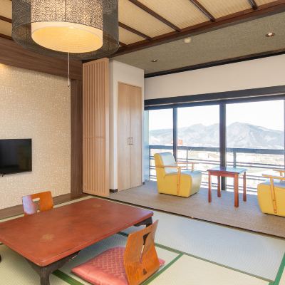 [Upper Floor With View] Japanese-Style Room With 8 Tatami Mats (No Bath) [Japanese Room] [Non-Smoking] 金太夫 クーポン