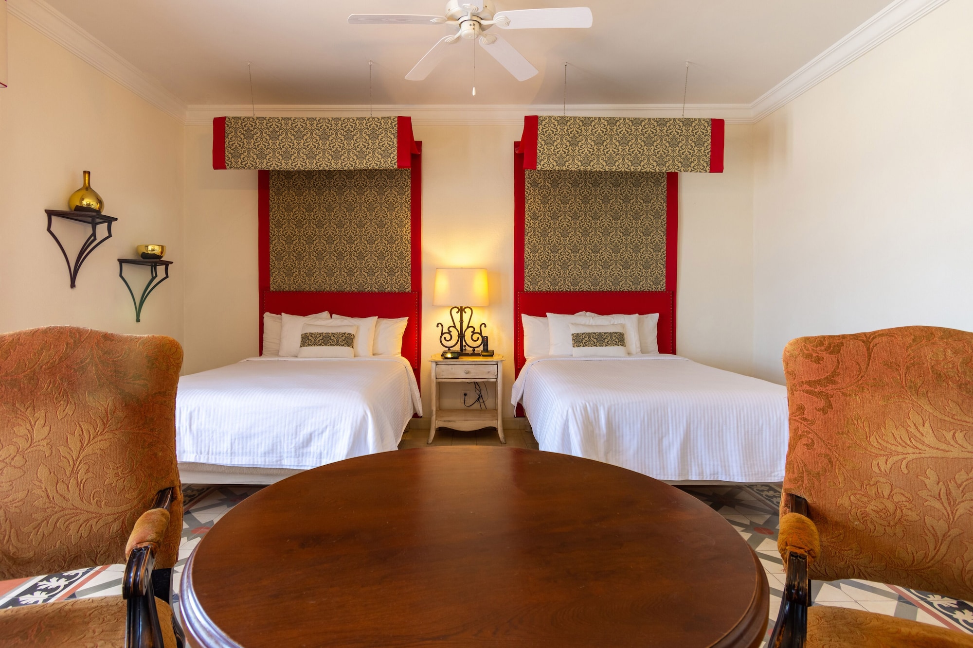 套房， 2 张双人床