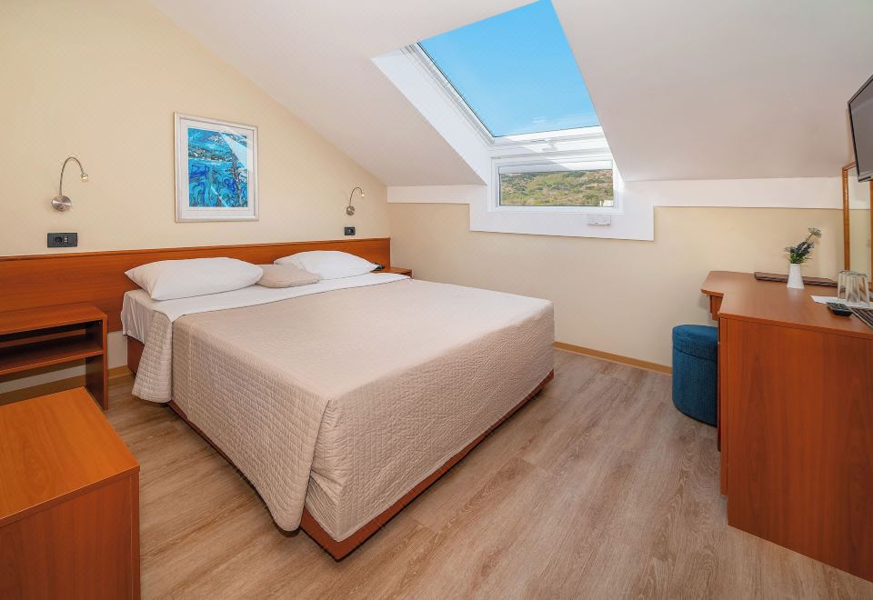 基础单人房， 部分海景