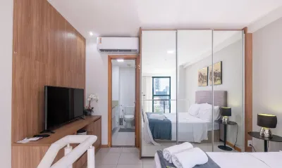 Studio w/ Pool & Barbecue in the Building Raq1609 Hotele w: 