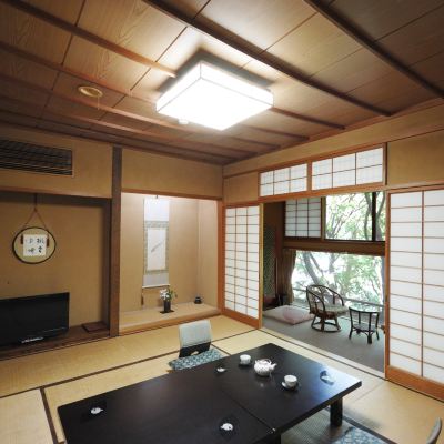 Japanese Room, Non-Smoking ([Spacious Room]12–15 Tatami + Wide Veranda ＜Private Dinner＞) 割烹旅館　桃山 クーポン