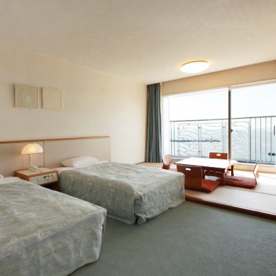 本館スタンダードフロアスタンダード、和洋混合、コーナーバス付き、オーシャンビュー 西伊豆松崎伊東園ホテル クーポン