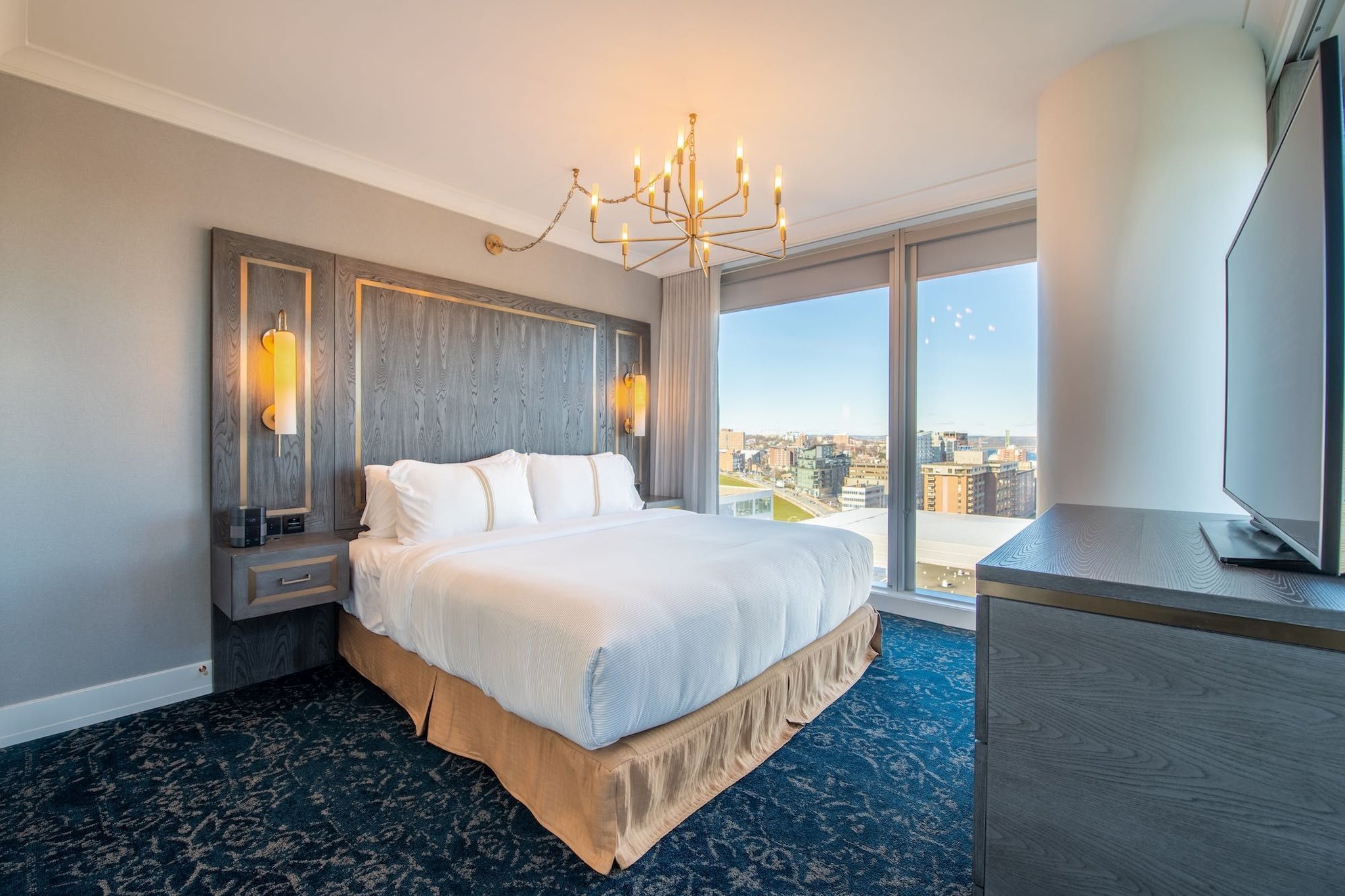 带梳化床的行政特大床套房