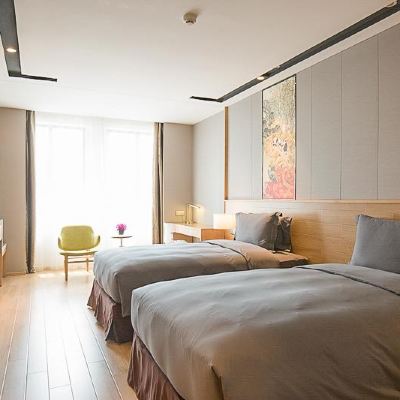 睿選行政雙床房（金可兒床墊+中央空調+冰箱） 成都中心世茂睿選尚品酒店（成都春熙太古裏店）優惠