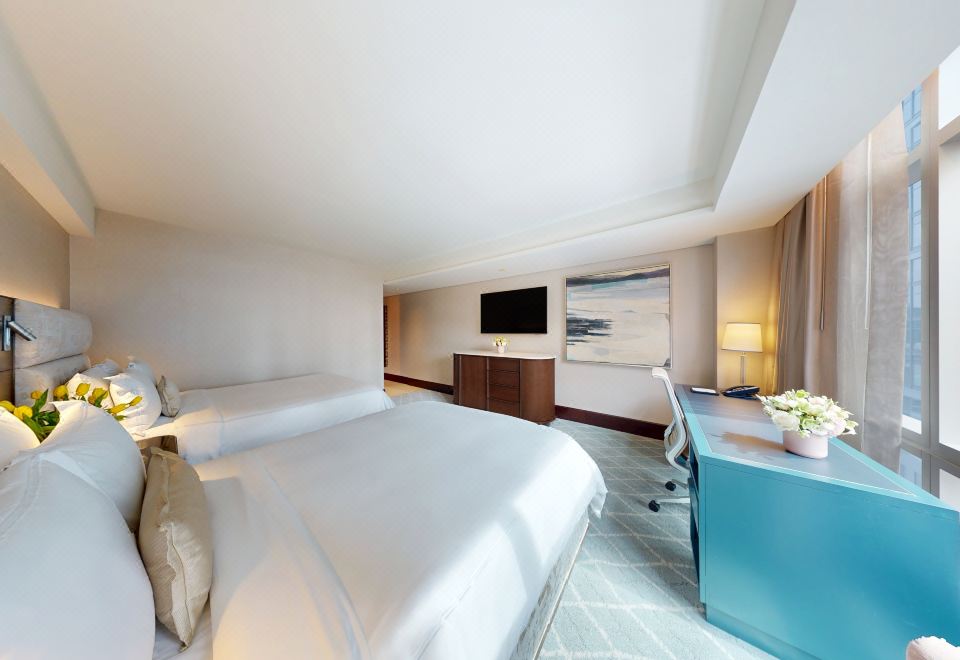 港點峽道景經典兩張大床房