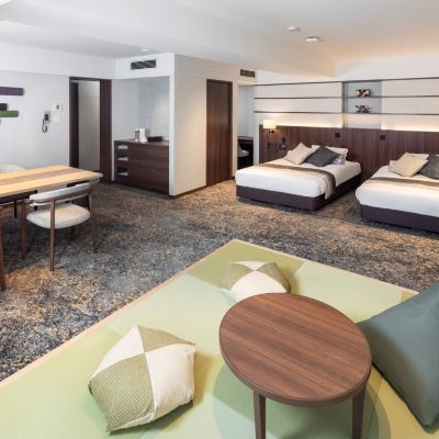 主樓普通樓層豪華，好萊塢日式西式混合浴室 登別湯本飯店優惠