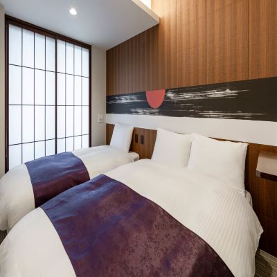 豪華雙床房 圍爐裡旅館-京都站東本願寺優惠