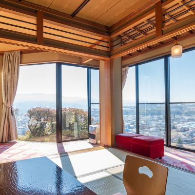 セミ西洋風スーペリアコーナーシティビュールーム(東ウイング) 天空の城三宜亭本館 クーポン