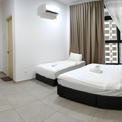 Suite Dua-Bilik Tidur dengan Pemandangan Laut Kupon Atlantis Residence Melaka @ Icon Stay