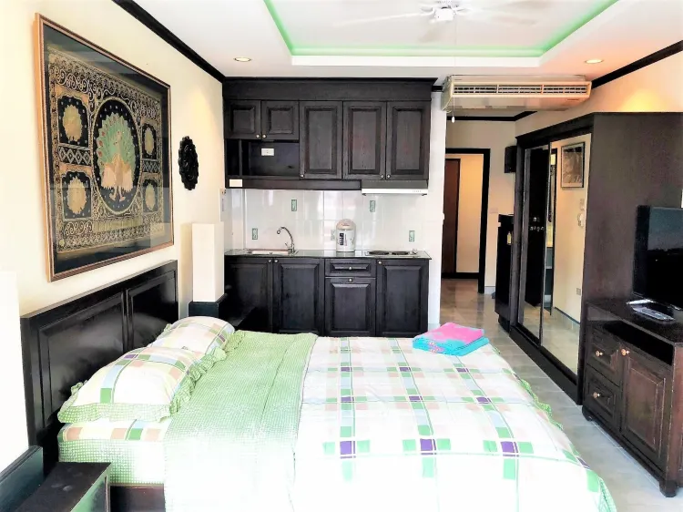 คอนโด, 1 ห้องนอน, สูบบุหรี่ได้, ระเบียง