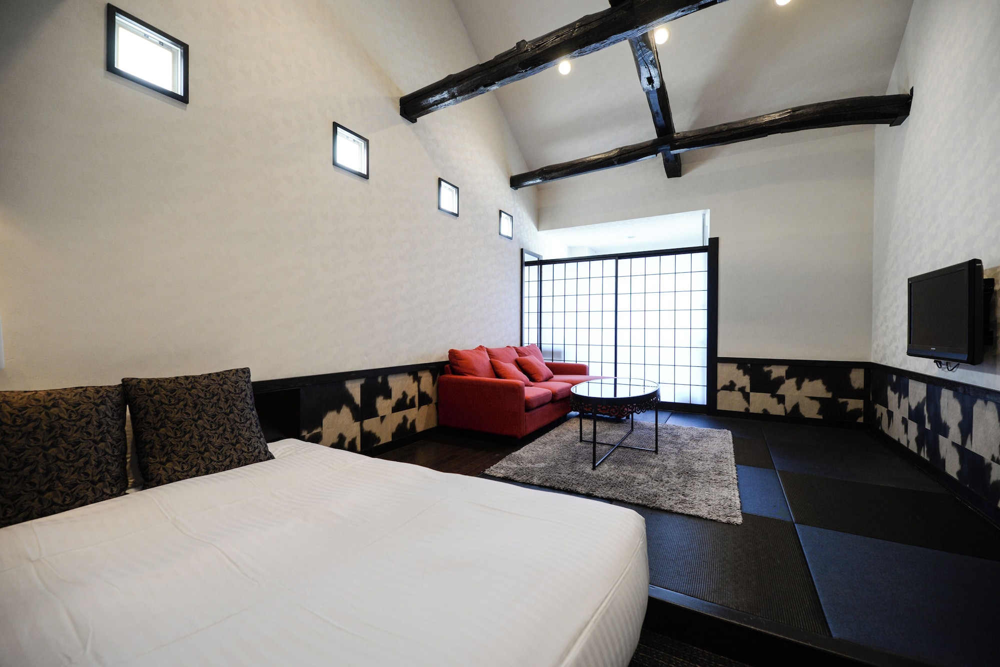 【三楼角落大床房】带温泉露天浴池的客房※可携带宠物