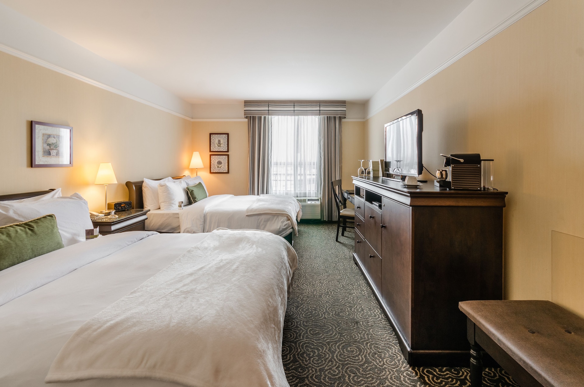 带2张大床的典雅间