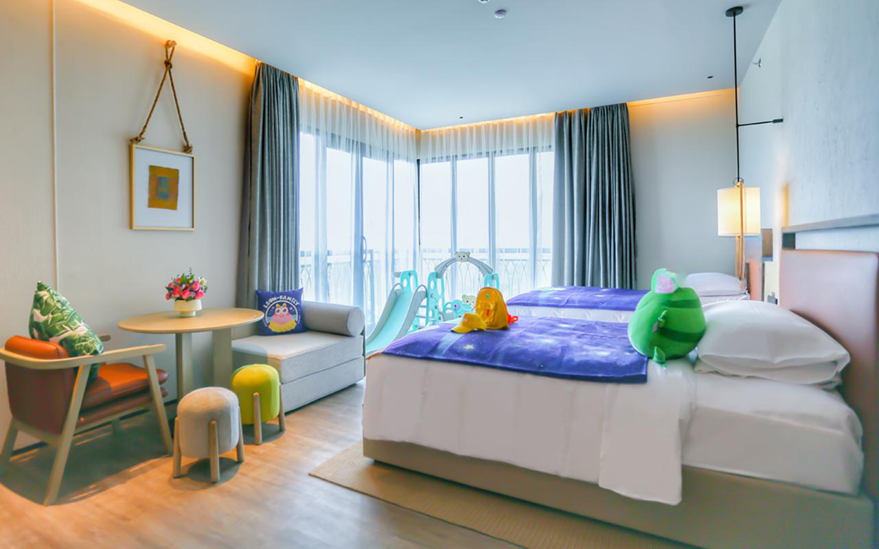 童趣親子家庭雙卧房 | 滑梯+帳篷