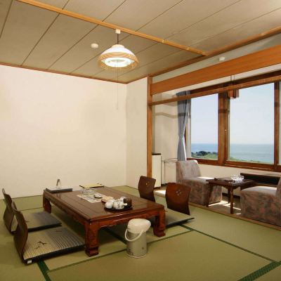 和風オーシャンビュールーム 虎杖浜温泉 ホテルいずみ クーポン