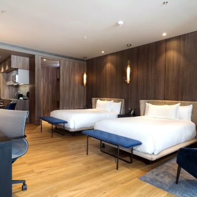 Two Queen Apartment with Balcony and Kitchen Salvio Parque 93 Promo Code