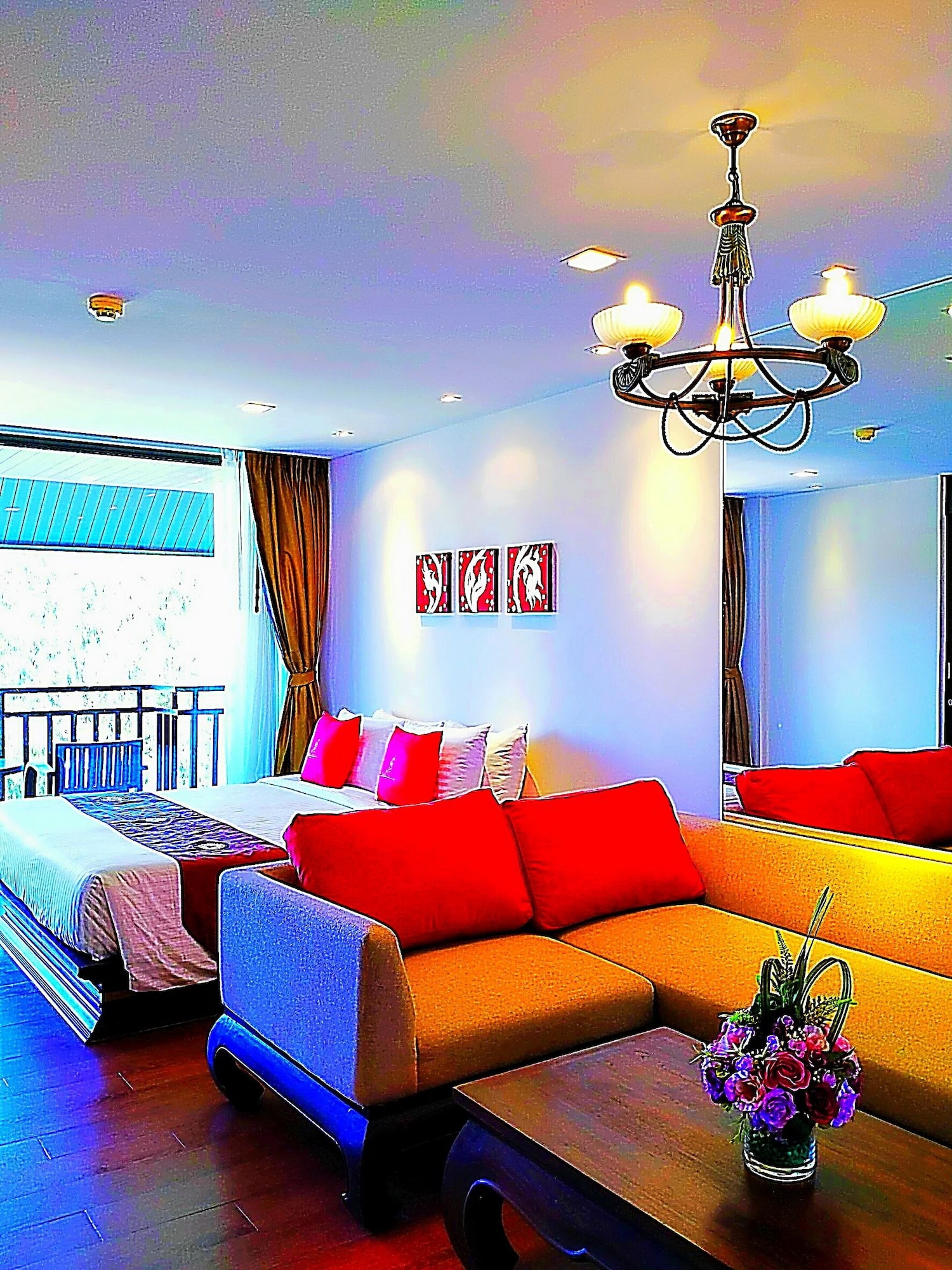 带spa浴缸的双床套房