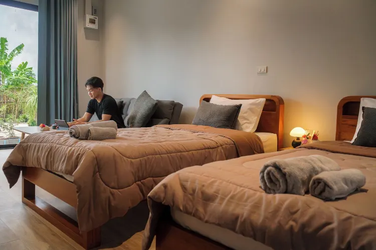 Comfort Twin Room, Patio, Garden View