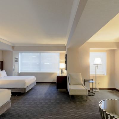 行動/聽力無障礙精緻兩張雙人床套房（帶淋浴） 舊金山聯合廣場希爾頓飯店優惠