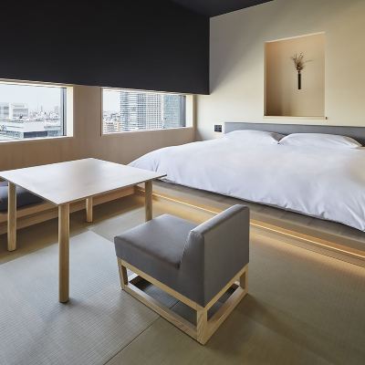 城市景觀雙人房-禁菸 新宿苑溫泉日式旅館優惠