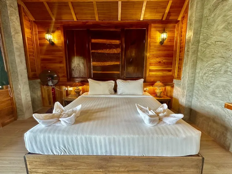 ห้องมาตรฐานสำหรับครอบครัวเตียงแฝด