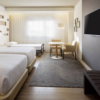Twin Room with Rollaway Bed Non smoking Madrid Marriott Auditorium Hotel & Conference Center Promo Code