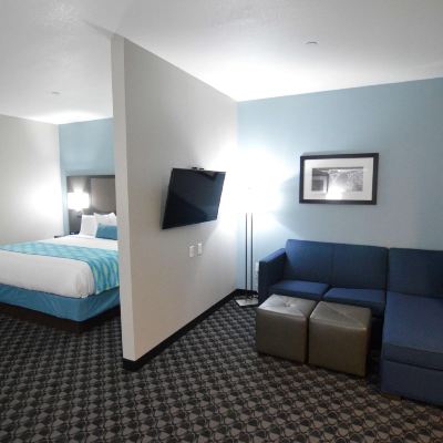 Suite, 1 King Bed, Non Smoking, Kitchenette (Larger Room)
