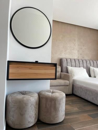 带海景的双人房