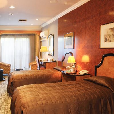 Western-Style Twin Room / 25 Square Meters (Unit Bath) [Standard] [Twin Room] [Non-Smoking] ミッションヒルズ迎賓館 クーポン