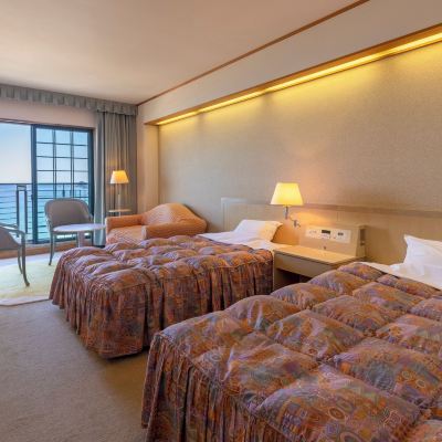 オーシャンビューツインルーム ホテル リビエラししくい クーポン