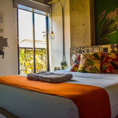 Deluxe Double Room, 1 King Bed, Private Bathroom, Garden View Los Patios Hostel Promo Code