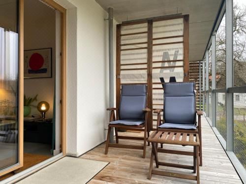 高级一卧室带阳台公寓