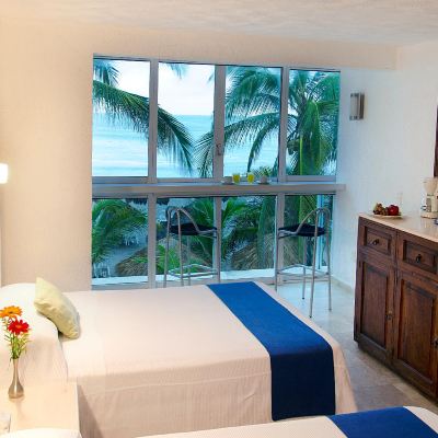 Superior Room, 2 Double Beds, Ocean View, Beachfront