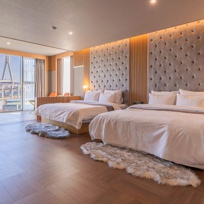 Premium Twin SPA & High Floor Bridge View 부산영도 그랜드베른 호텔 쿠폰