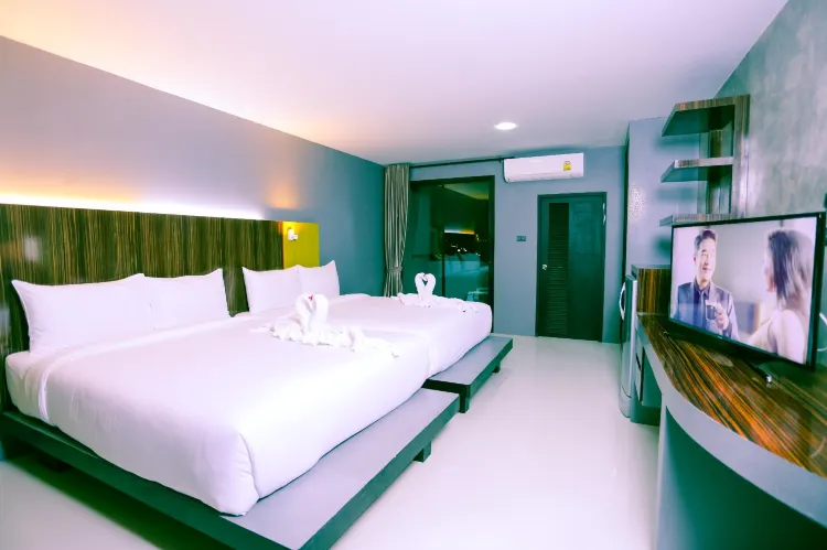 ห้องพักวิวภูเขา-เตียงควีนไซส์ 2 เตียง