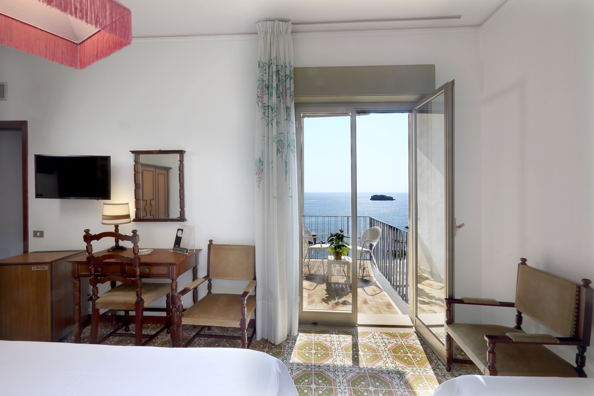 Hotel Lido Mediterranee海景经济三人间