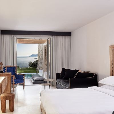 Superior Room, Private Pool (Modern Look) Myconian Imperial - Leading Hotels of The World Promo Code