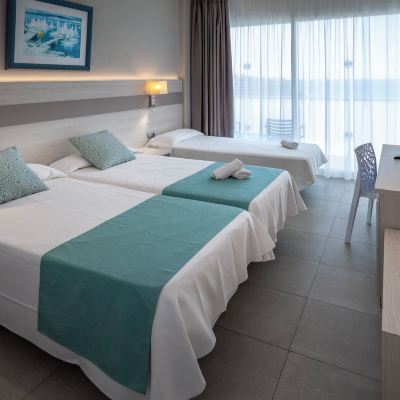 Quadruple Room With Sea View With Balcony (2 Adults + 2 Children) 4R Salou Park Resort I Promo Code