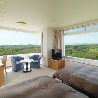 Corner Twin [Twin Room] [Non-Smoking] [Mountain View] 札幌北広島クラッセホテル クーポン