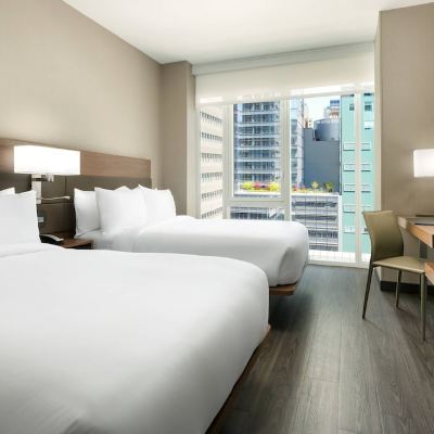 Room, 2 Double Beds, Accessible, Non Smoking (Hearing) 紐約時報廣場萬豪AC酒店優惠