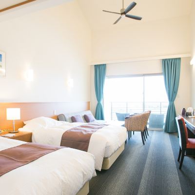 オーシャンビューとロフト付きデラックスツインルーム さくらリゾートホテル石垣 クーポン