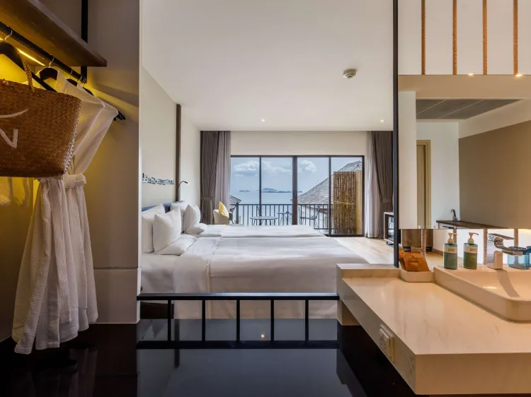 Koh Si Chang Sea View Premier Villa-Two Single Beds