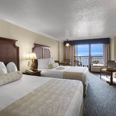 Lowrise Oceanfront Efficiency, 2 Queen Beds, Stair Access Only Holiday Inn at The Pavilion - Myrtle Beach Promo Code