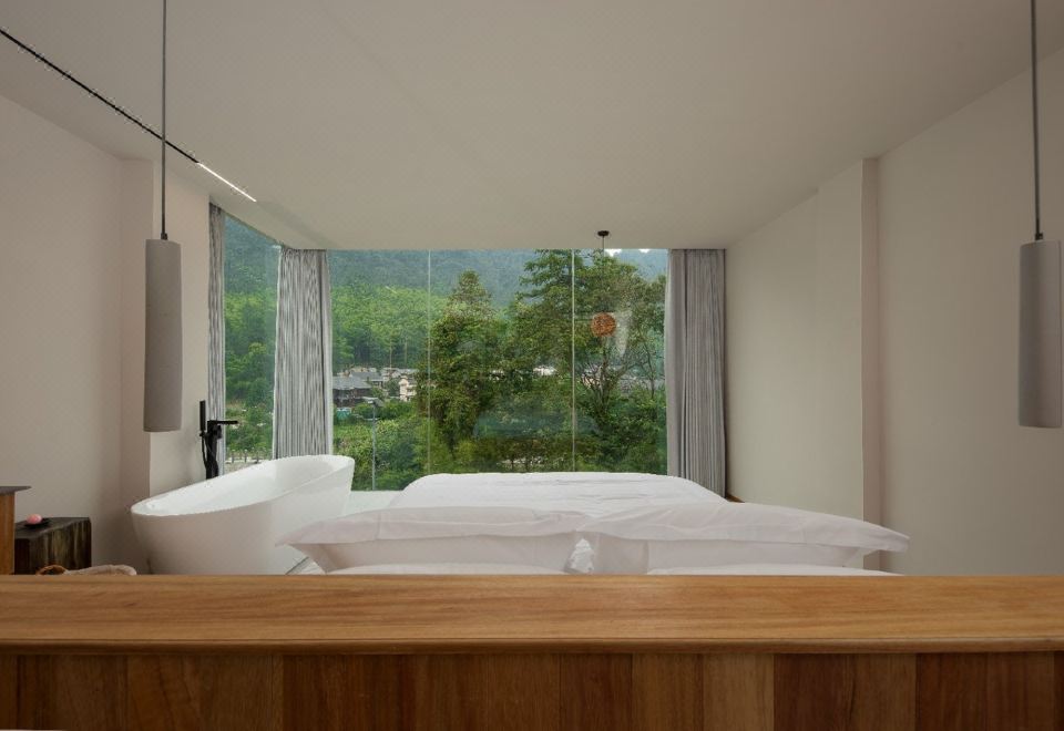 云棲·山景大床房『全屋地暖·悠然賞景丨深泡浴缸』