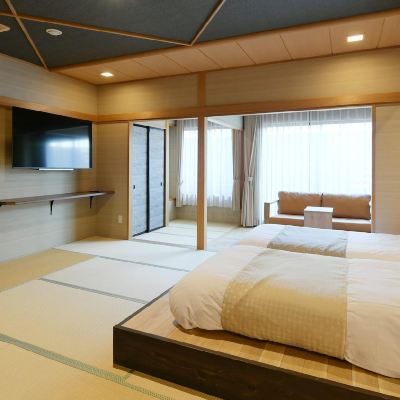 D Type Japanese Modern Guest Room 12.5 Tatami Mats With Open Air + Wide Veranda [Standard] [Japanese Room] [Non-Smoking] [No View] Hanasuishou Promo Code