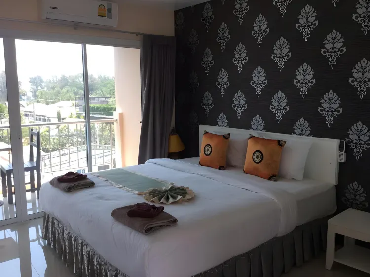 ห้องพักพร้อมวิวทะเล(เตียงควีนไซส์)