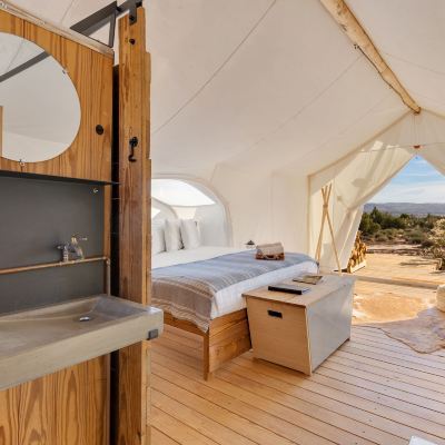 Stargazer Tent With Private Bathroom Under Canvas Moab Promo Code