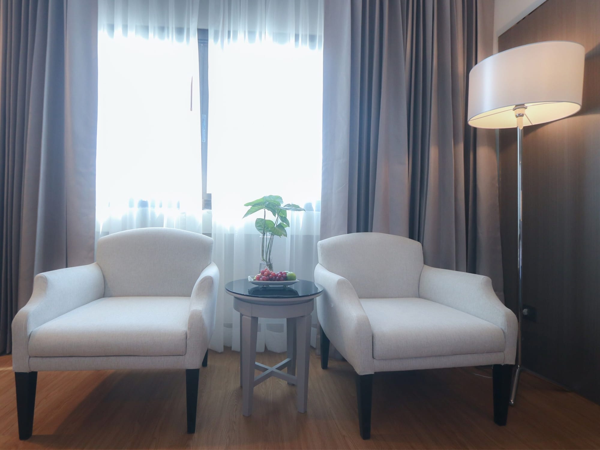 全景河景双床房